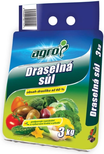 Gnojivo kalijeva sol 3 kg AGRO