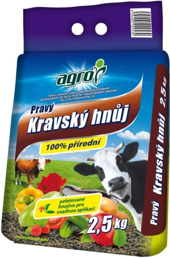 Pravo kravlje gnojivo granulirano 2,5 kg Agro