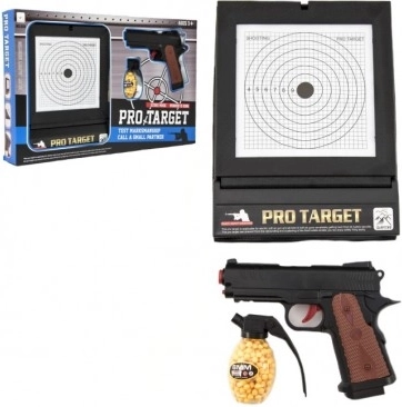 Dječji pištolj na kuglice 6 mm s metom