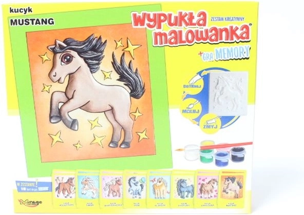 Mirage Hobby 3D bojanje – poni mustang + memory