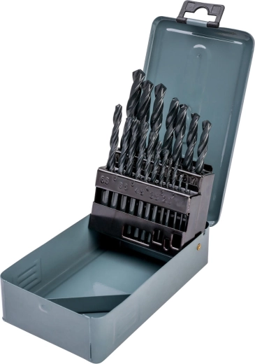 Set HSS svrdla za metal 1–10 mm, 19 kom DREL