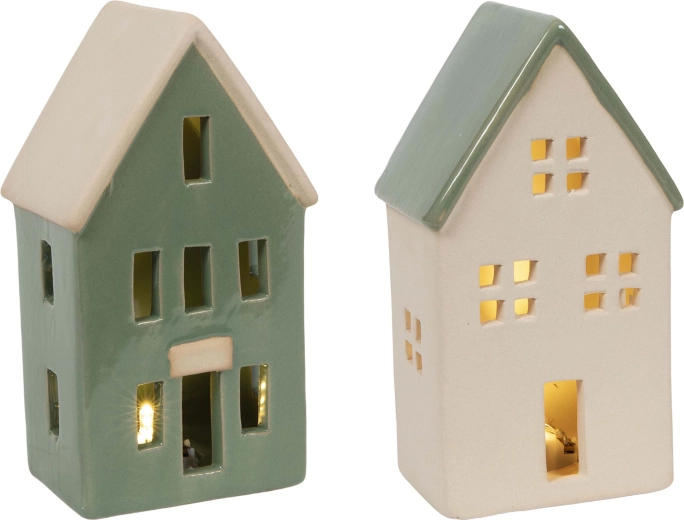 Božićna LED kućica 15,5 cm