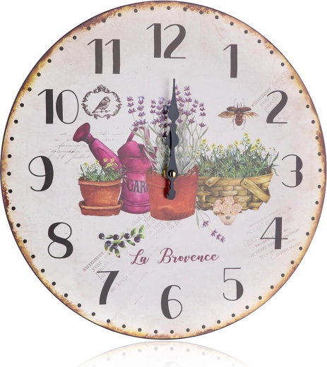Zidni sat Lavender 34 cm