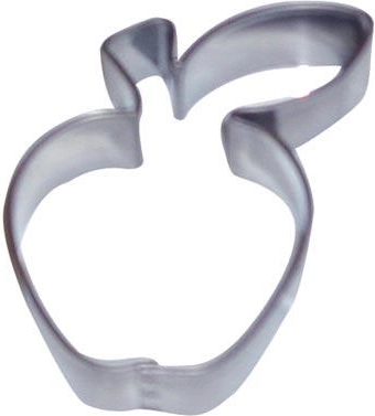 Set inox kalupa za kolače u obliku jabuke, 10 kom