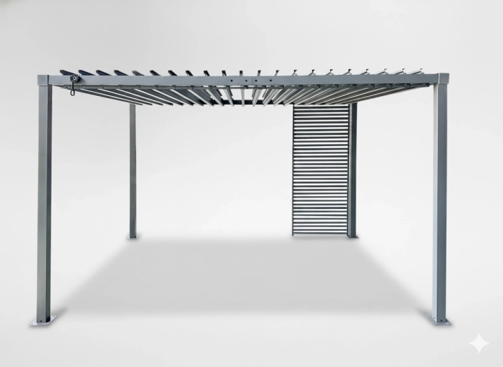 Metalna žaluzina 214 × 50 cm za pergolu
