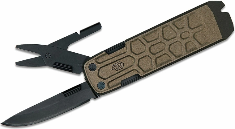 Gerber Lockdown Slim Pry brončani multifunkcionalni džepni nož 6,4 cm, aluminij, 7 alata