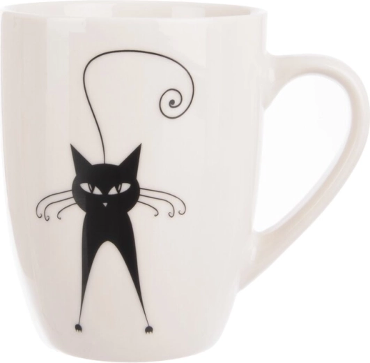 Porculanska šalica s motivom mačke 370 ml