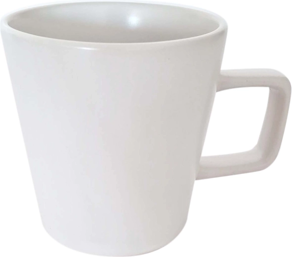 Keramička šalica 350 ml bijela mat Kitchisimo