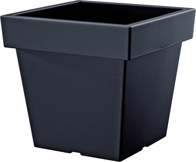 Žardinijera Lofly Low antracitna plastična