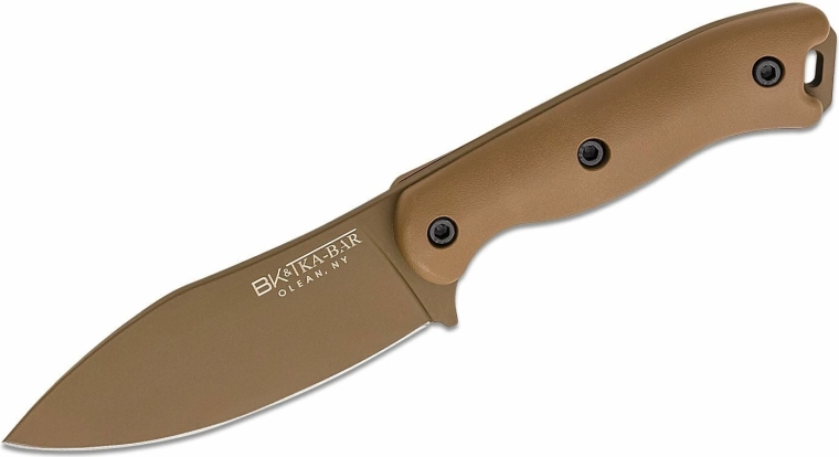 KA-BAR Becker Nessmuk univerzalan nož 11 cm, pješčano smeđi, Zytel, polimerno korice