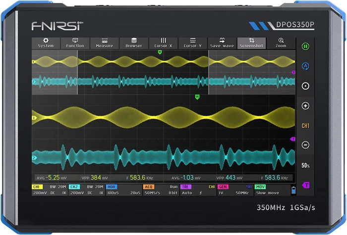 Fnirsi DPOS350P digitalni osciloskop 4 u 1