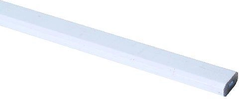 Tesarska olovka 25 cm HB, bijela (12 kom)