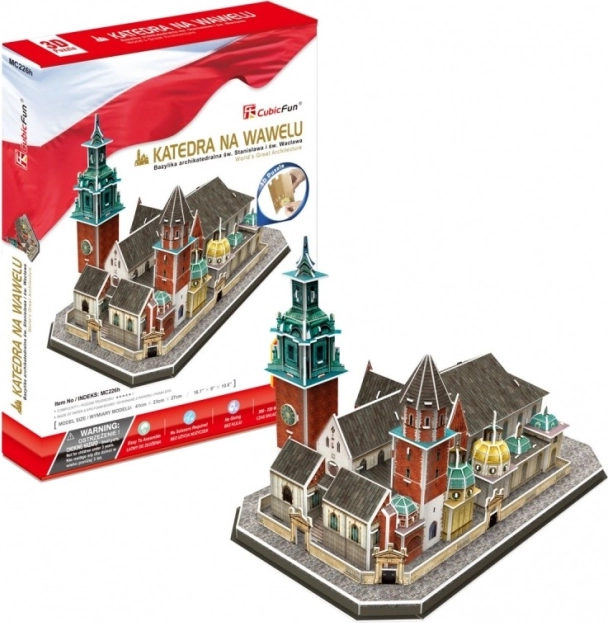 CubicFun 3D puzzle Katedrala na Wawelu (101 dio)