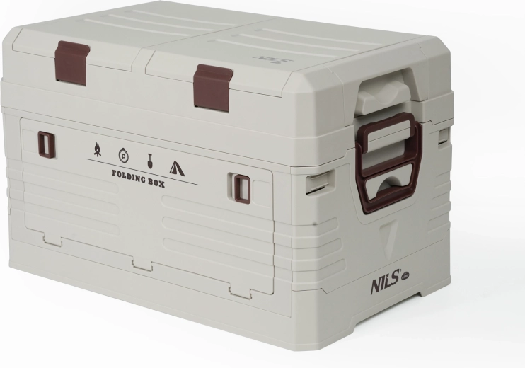 Sklopiva spremnica s poklopcem 42 l NILS Camp siva