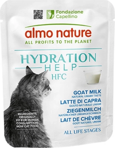 Almo Nature HFC Hydration Help kozje mlijeko za mačke 50 g
