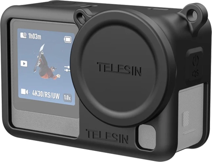 Telesin silikonsko zaštitno kućište za DJI Osmo Action 6 crno