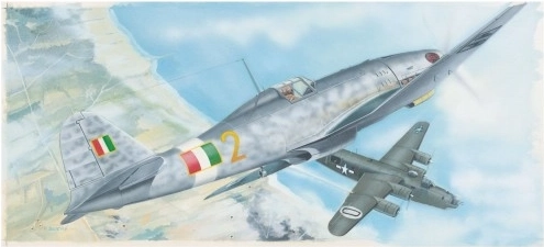 Plastični model aviona Fiat G.55 1:48