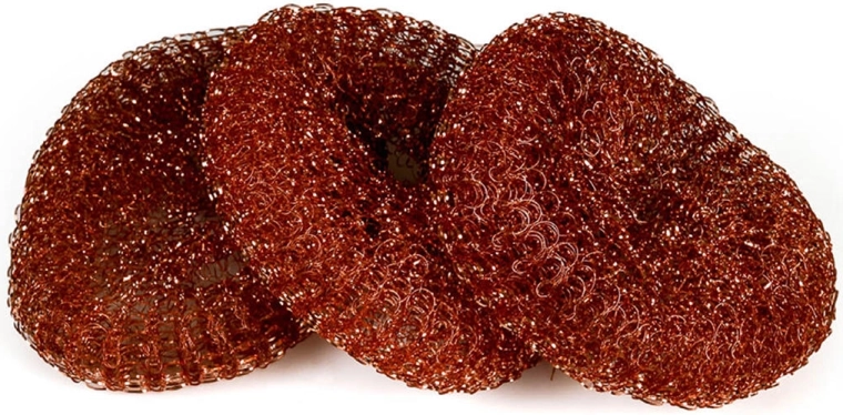 Bakrena žičana spužvica za posuđe 3 kom