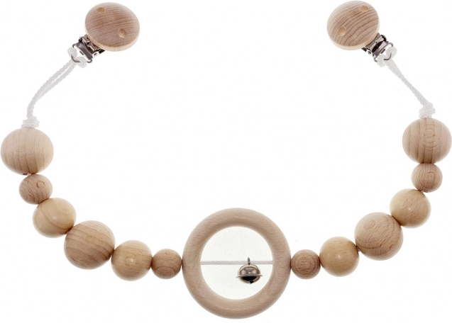 Hess lanac za kolica s zvončićem, prirodni, dugi