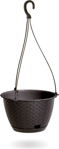Viseća žardinjera Ratolla Round W 21,5 cm umbra