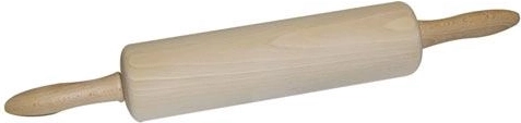 Obostrani drveni valjak za tijesto 25,5 × 6,5 cm