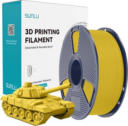 Sunlu PLA+ filament velike brzine 1,75 mm – žuti