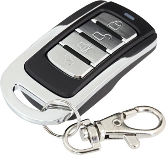 Daljinski upravljač za samoučenje 4-kanalni crno-krom