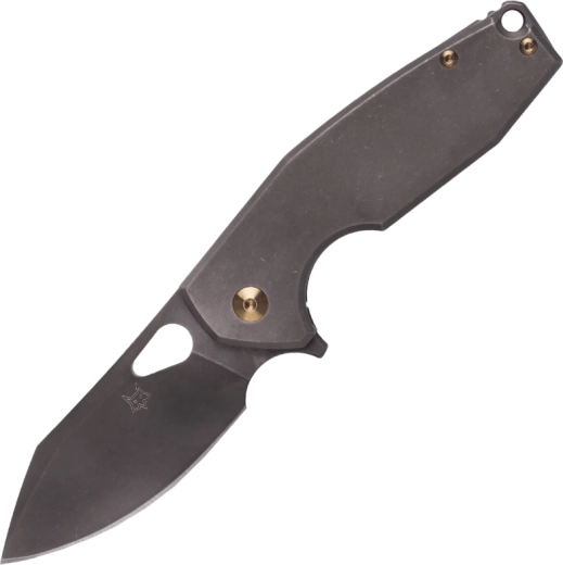 Džepni nož FOX Yaru 7 cm, titan, bronca, Stonewash PVD