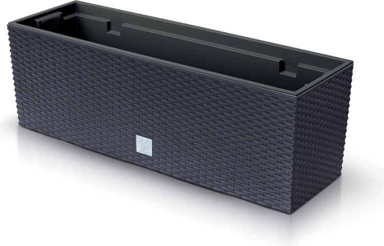 Žardinjera Rato Case s uloškom 58 cm – antracit