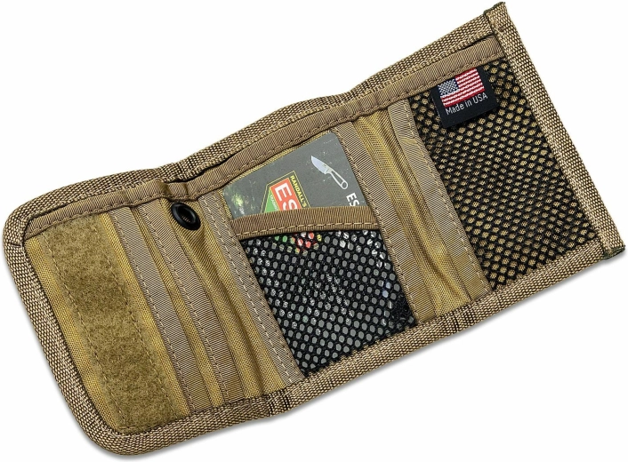 ESEE novčanik Tri‑Fold Desert Tan od Cordure s RFID blokadom