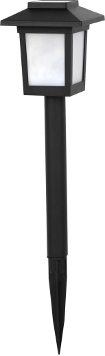 Solarna vrtna lampa 10 LED, 36 cm, crna