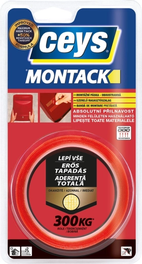 Obostrana montažna traka 19 mm × 2,5 m MONTACK CEYS