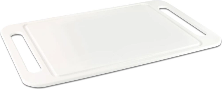 Poslužavna i rezna daska 50 × 30 cm, bijela
