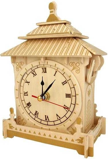 Woodcraft drvene 3D puzzle sat s funkcionalnim mehanizmom
