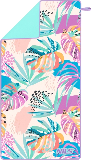 Brz osušeći ručnik od mikrovlakana NILS Camp NCR14 Flora