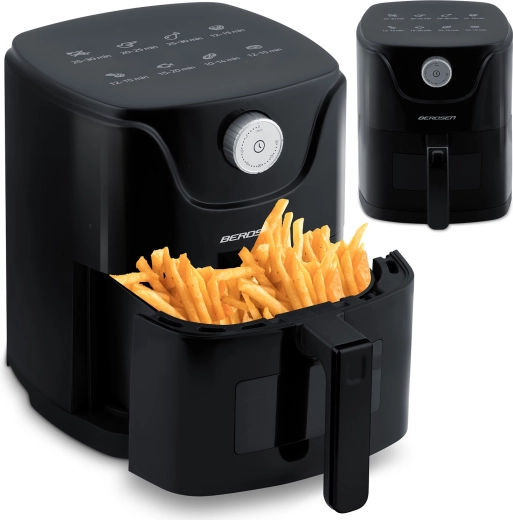 Zračni friteza BERDSEN 2,5 l 1000 W, crna
