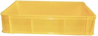 Transportna kutija za delikatese 60 × 40 × 13,5 cm, plastika, nosivost 30 kg, mix boja