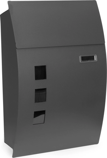 Zidno poštansko sanduče od pocinčanog čelika antracit ModernHome