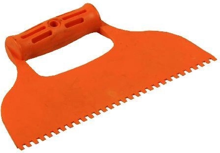 Plastična gleterica s nazubljenjem 4 × 6 mm