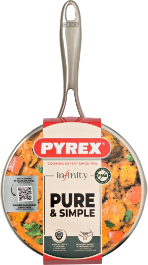 Nehrđajući lonac Infinity s poklopcem 20 cm, 2,5 l, inox