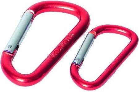 Aluminijska karabiner kuka 60 × 6 mm (2 kom)