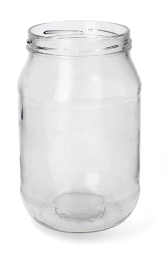 Staklenka 1700 ml s navojem fi 100