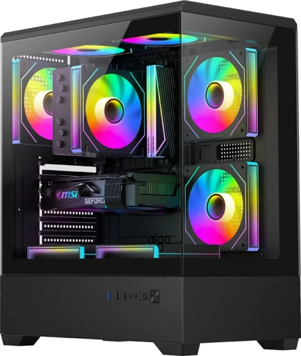 Računalno kućište DarkFlash C365 crno s 5 ventilatorima