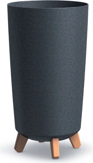 Stalak za cvijeće Gracia Tubus Slim Eco Wood 24 cm – antracit