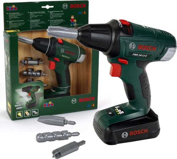 Dječja aku bušilica Bosch II sa svjetlom od Kleina