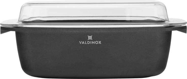 VALDINOX Expert pravokutna posuda za pečenje s poklopcem 32 × 21 cm