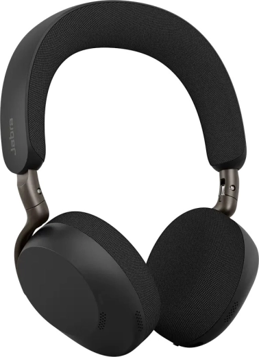 Bežična naglavna slušalice Jabra Evolve3 75 UC s adapterom Link 390c, crna