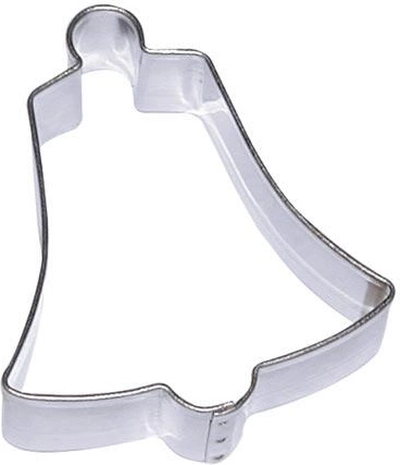 Rezači za kolače od nehrđajućeg čelika – zvono, set od 10 kom