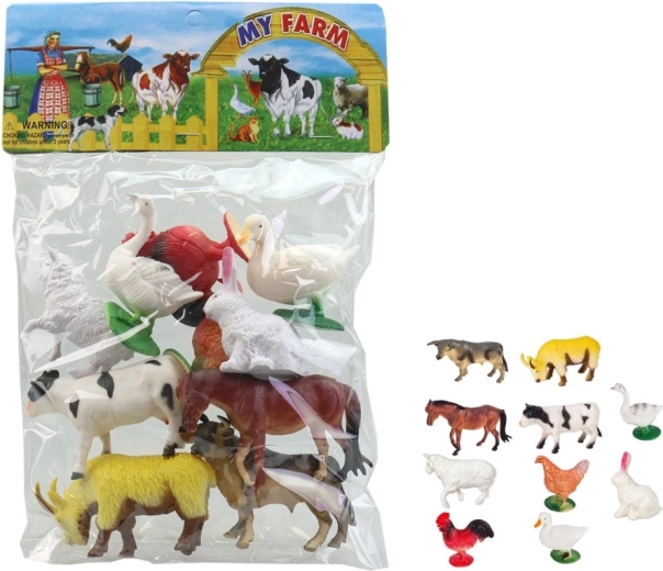 Životinje u vrećici 7–10 cm – set plastičnih figurica za djecu