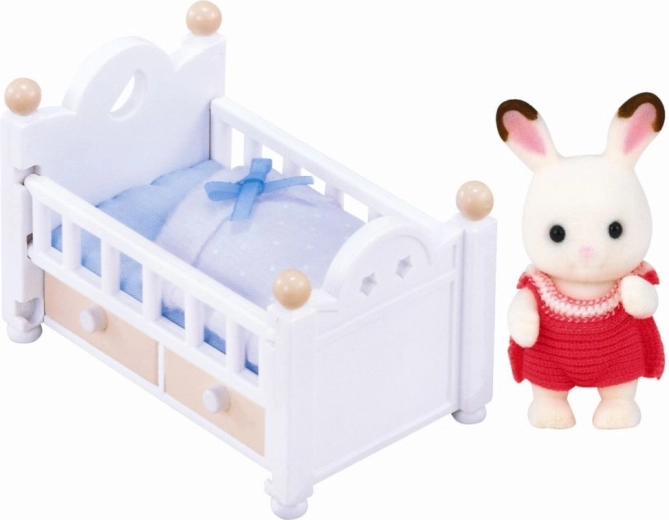 Chocolate kraljić u krevetiću – baby figurica s dodacima